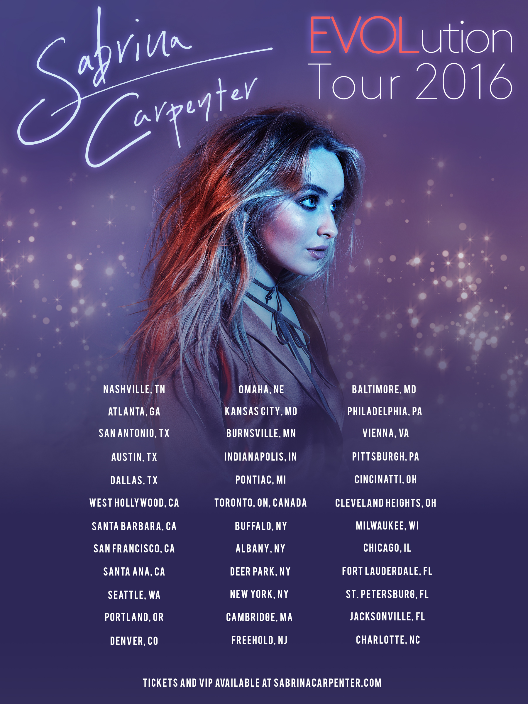Sabrina Carpenter Tour 2025 Dates